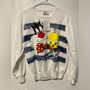 Vintage BJ Frog Tweety & Sylvester Crewneck Size M - NWT